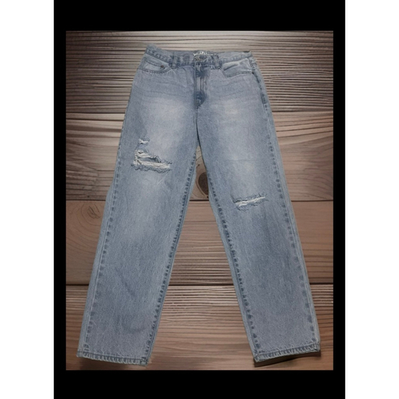 WallFlower Denim - Women's WallFlower Light Blue Distressed Boyfriend Jeans Size 5